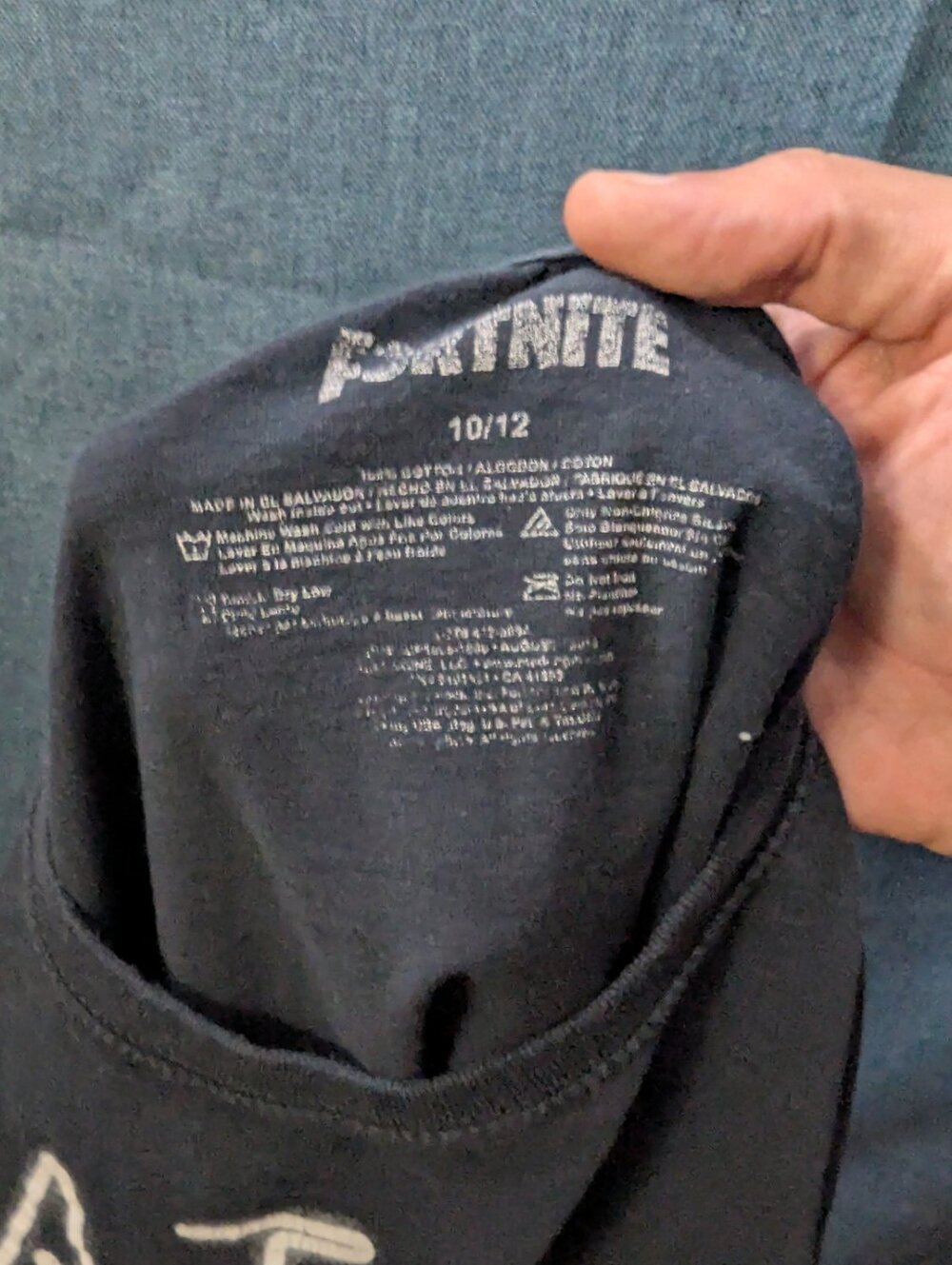 Set Of 2 Fortnite Boys T-Shirts Size L (10-12) Black Graphic Tees Gamer Shirts - Picture 7 of 16